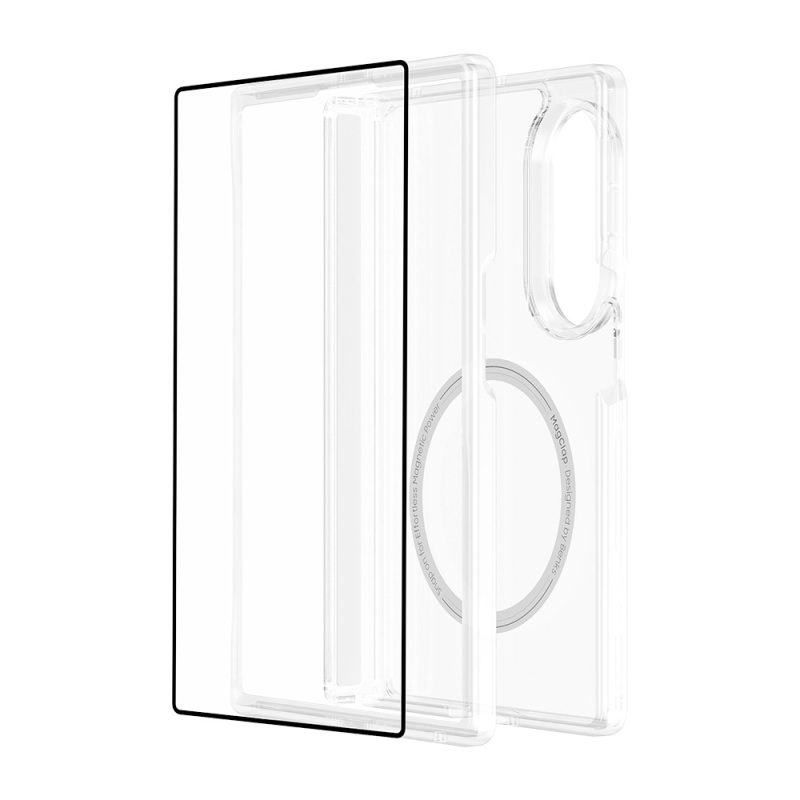 Galaxy Z Fold 8 Benks Crystal Grand Combo Üçlü Aksesuar Seti (Ön Arka Şeffaf Kapak + Ekran Koruyucu) - 3