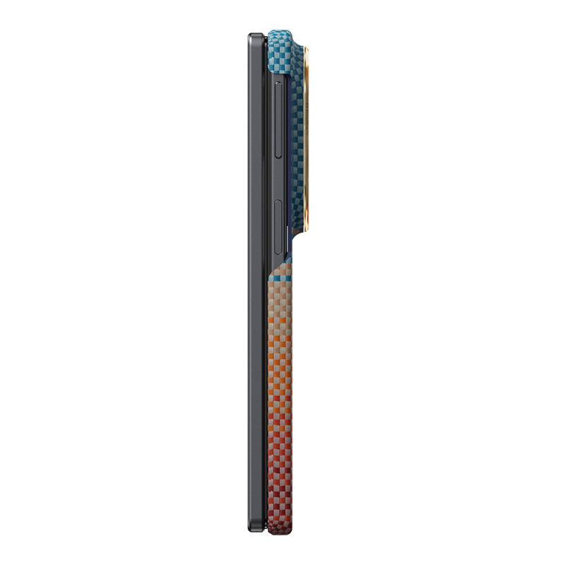 Galaxy Z Fold 8 Case M-safe Charging Feature Aramid Carbon Fiber Pitaka Sunset 2.0 California Dream Series Cover - 4