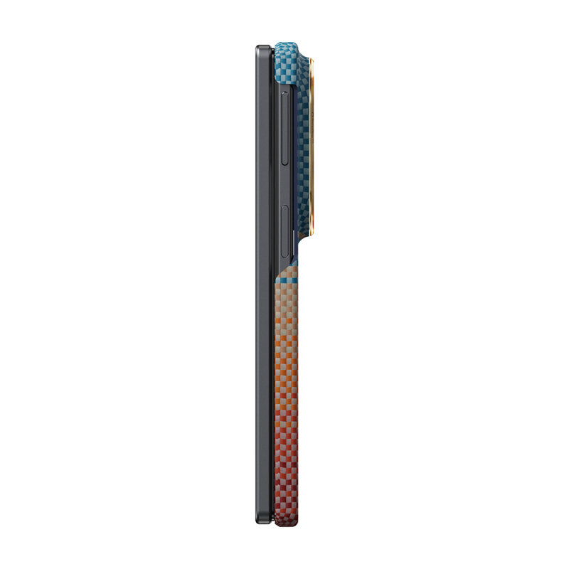 Galaxy Z Fold 8 Case M-safe Charging Feature Aramid Carbon Fiber Pitaka Sunset 2.0 California Dream Series Cover - 10