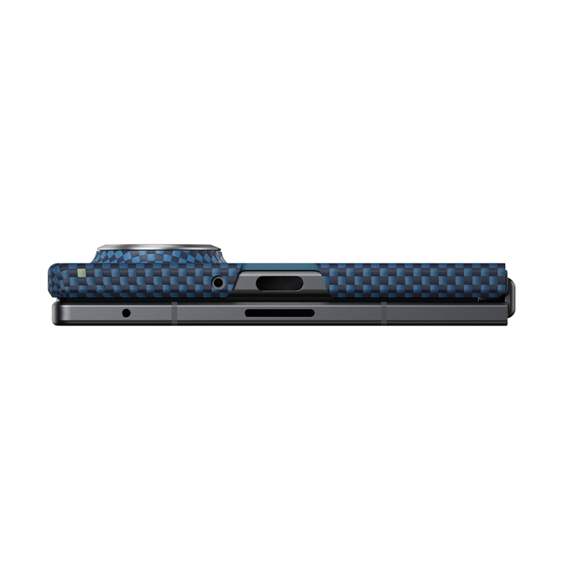 Galaxy Z Fold 8 Case M-safe Charging Feature Aramid Carbon Fiber Pitaka Tactile Woven Sunset-Moonrise Series Cover - 8