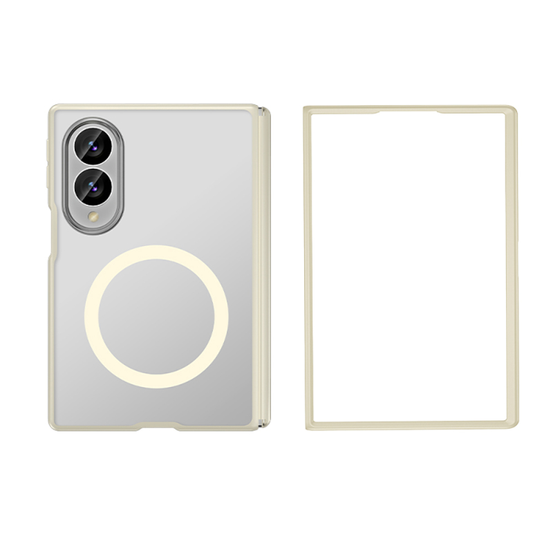 Galaxy Z Fold 8 Case with M-safe Charging Feature, Matte Hard PC Back, Wlons Vena Cover - 6