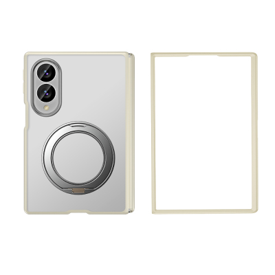 Galaxy Z Fold 8 Case with M-safe Charging Feature, Matte Hard PC Back, Wlons Vena Stand Cover - 5