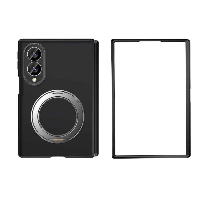 Galaxy Z Fold 8 Case with M-safe Charging Feature, Matte Hard PC Back, Wlons Vena Stand Cover - 6