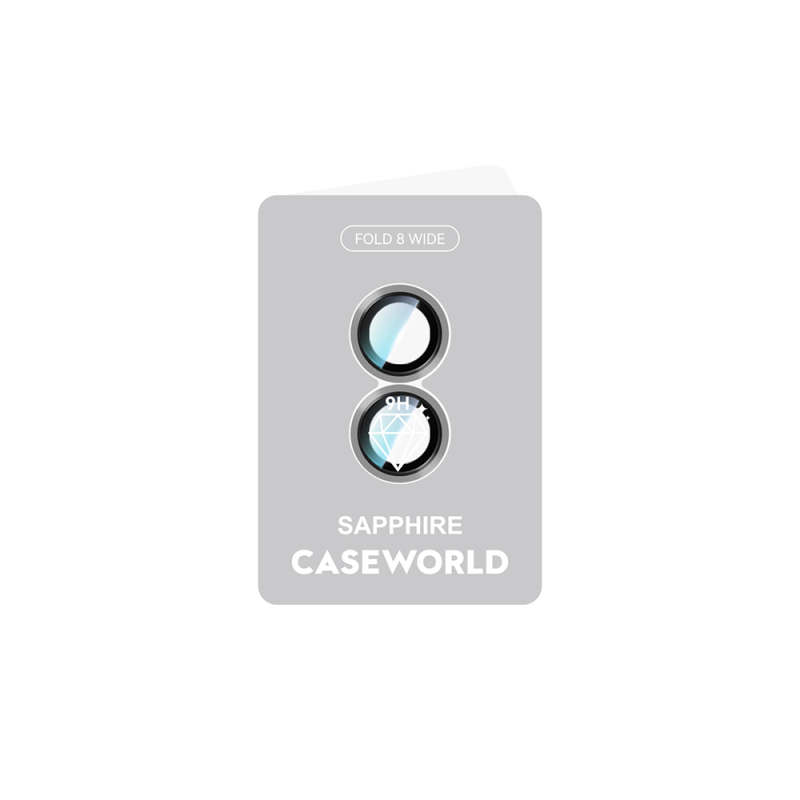 Galaxy Z Fold 8 CaseWorld Alloy Series Oleophobic Anti-Reflective Camera Lens Protector - 1
