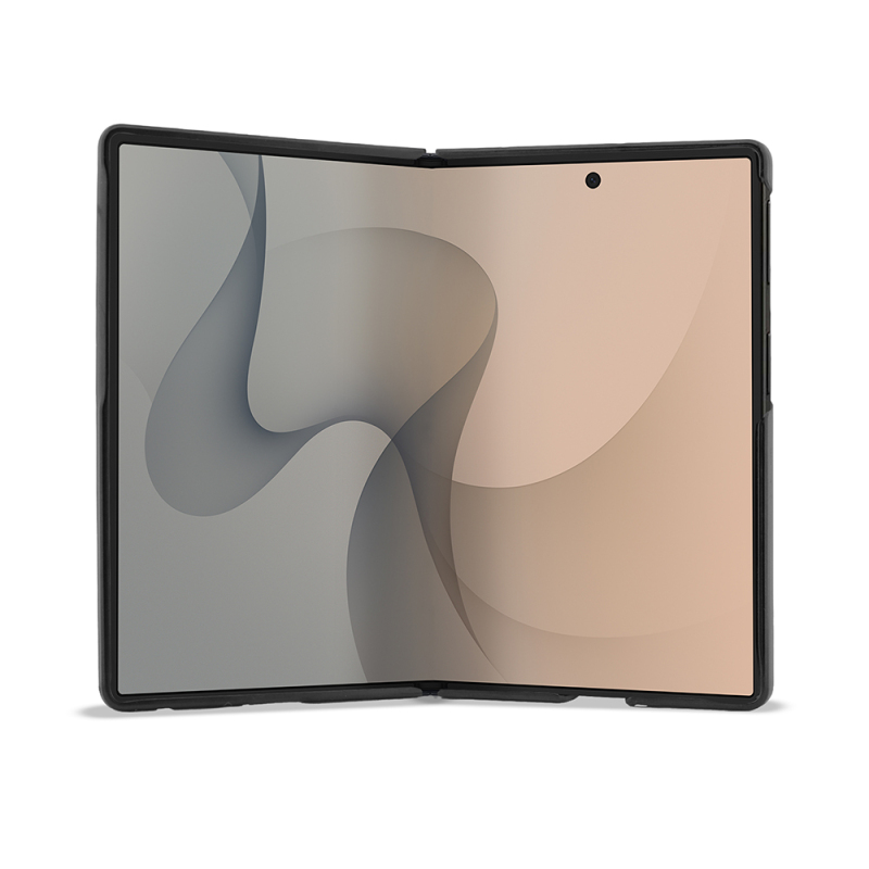 Galaxy Z Fold 8 Kılıf Guess Orjinal Lisanslı M-safe Şarj Özellikli 360 Derece Dönebilen Standlı PU Metal Logolu Kapak - 7