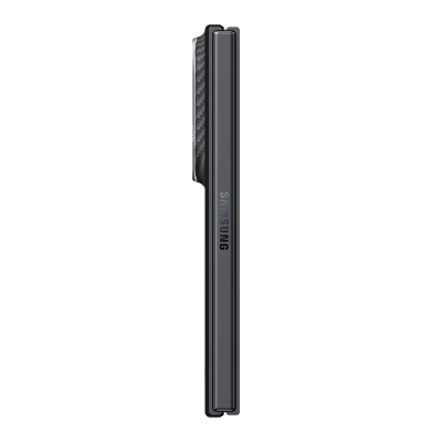 Galaxy Z Fold 8 Kılıf M-safe Şarj Özellikli 600D Aramid Karbon Fiber Pitaka Edge Serisi Black-Grey Twill Kapak - 5