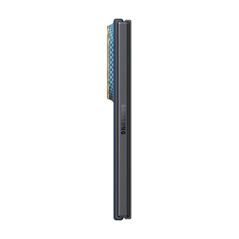 Galaxy Z Fold 8 Kılıf M-safe Şarj Özellikli Aramid Karbon Fiber Pitaka Sunset 2.0 California Dream Serisi Kapak - 11