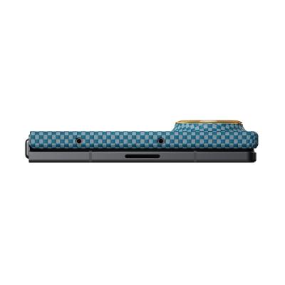 Galaxy Z Fold 8 Kılıf M-safe Şarj Özellikli Aramid Karbon Fiber Pitaka Sunset 2.0 California Dream Serisi Kapak - 12