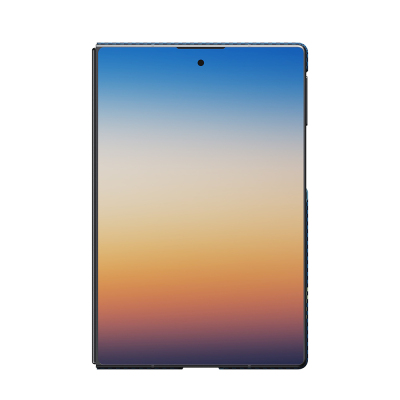 Galaxy Z Fold 8 Kılıf M-safe Şarj Özellikli Aramid Karbon Fiber Pitaka Tactile Woven Sunset-Moonrise Serisi Kapak - 9