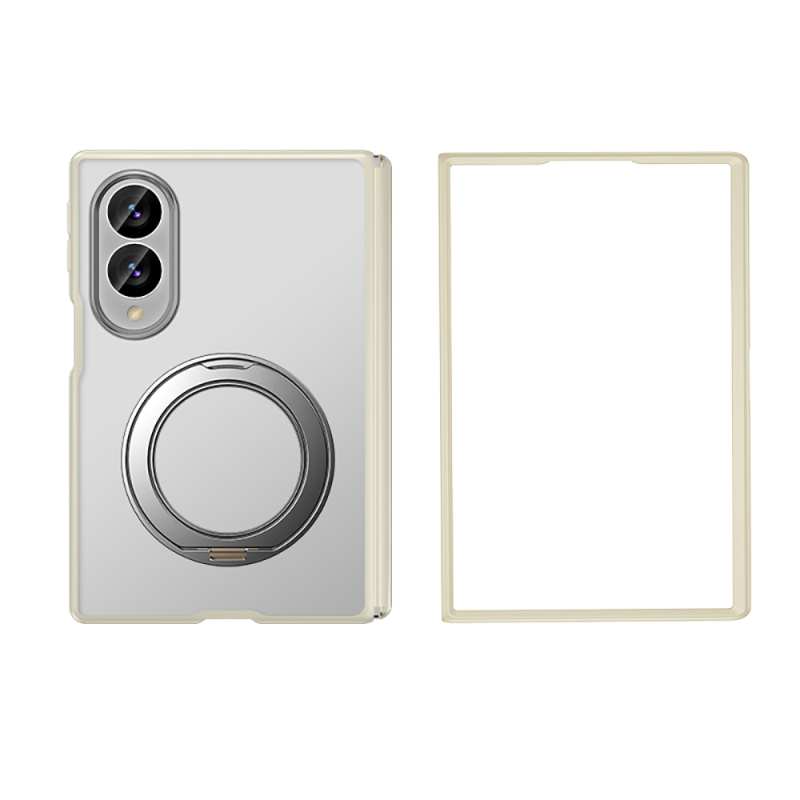 Galaxy Z Fold 8 Kılıf M-safe Şarj Özellikli Arkası Mat Sert PC Wlons Vena Standlı Kapak - 5