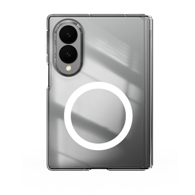 Galaxy Z Fold 8 Kılıf M-safe Şarj Özellikli Transparan Sert PC Wlons Pita Kapak - 1