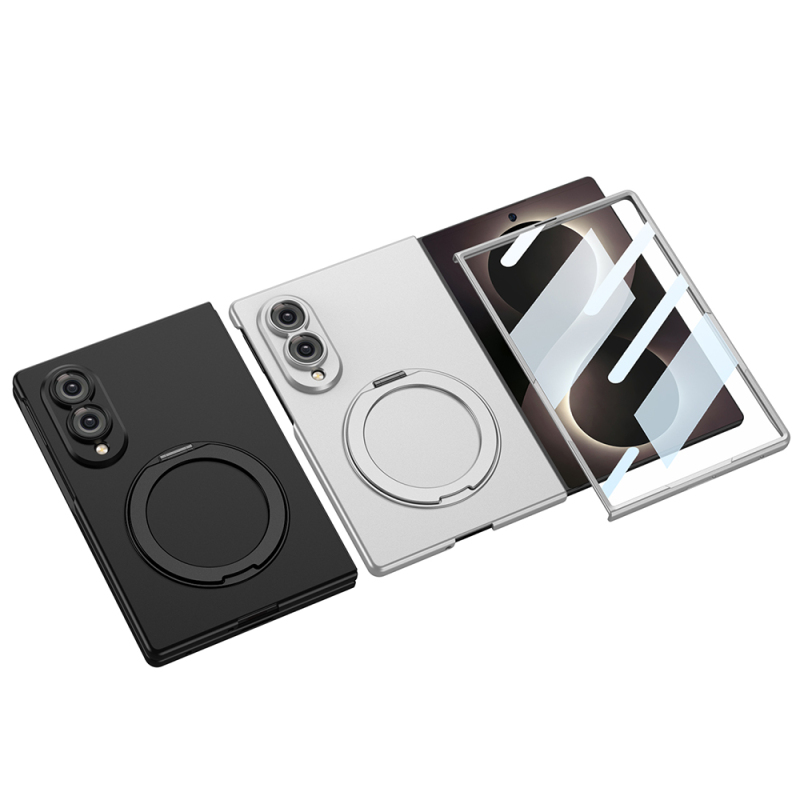 Galaxy Z Fold 8 Kılıf M-safe Şarj Özellikli Zore Kıpta Yüzüklü Kamera Korumalı Kapak - 5