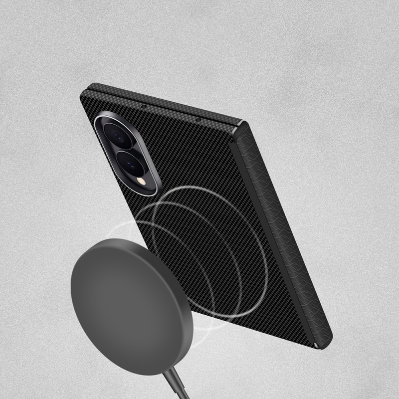Galaxy Z Fold 8 Kılıf M-Safe Şarj Özellikli Zore Paris Zerre Sert PC Kapak - 12