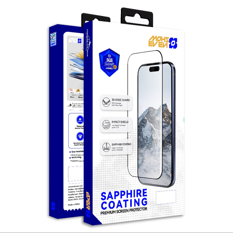 Galaxy Z Fold 8 Mohseven Sapphire Coating 2.5D HD Temperli Cam Ekran Koruyucu - 3