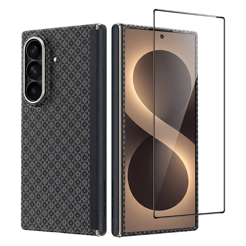 Galaxy Z Fold 8 Ultra Benks ArmorAir ArmorGrid Grand Combo Triple Accessory Set (Front & Back Kevlar Carbon Cover + Screen Protector) - 20