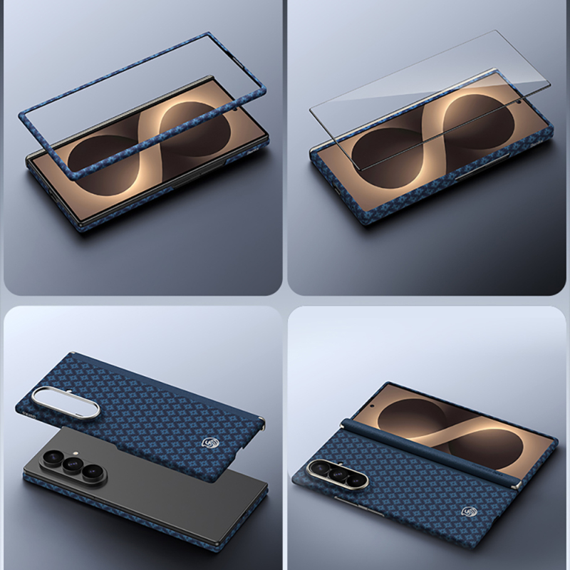 Galaxy Z Fold 8 Ultra Benks ArmorAir ArmorGrid Grand Combo Üçlü Aksesuar Seti (Ön Arka Kevlar Karbon Kapak + Ekran Koruyucu) - 8