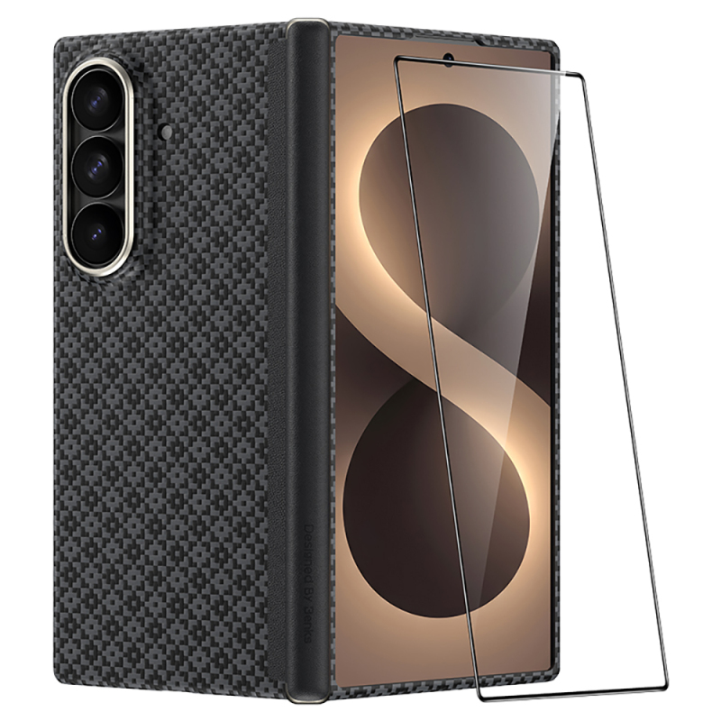 Galaxy Z Fold 8 Ultra Benks ArmorAir ArmorGrid Grand Combo Üçlü Aksesuar Seti (Ön Arka Kevlar Karbon Kapak + Ekran Koruyucu) - 18
