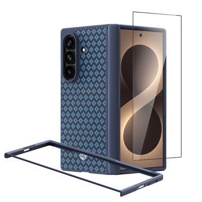 Galaxy Z Fold 8 Ultra Benks ArmorPro ArmorGrid Grand Combo Triple Accessory Set (Front & Back Kevlar Carbon Cover + Screen Protector) - 1