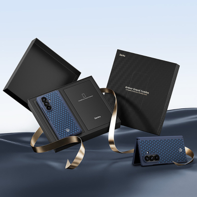 Galaxy Z Fold 8 Ultra Benks ArmorPro ArmorGrid Grand Combo Üçlü Aksesuar Seti (Ön Arka Kevlar Karbon Kapak + Ekran Koruyucu) - 8