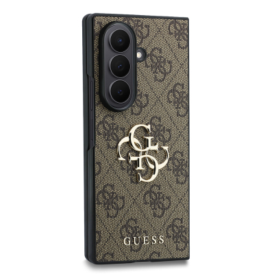 Galaxy Z Fold 8 Ultra Case Guess Original Licensed PU Leather 4G Design Logo Cover - 11