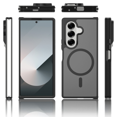 Galaxy Z Fold 8 Ultra Case with M-Safe Charging and Camera Protection - Zore Lunex Cover - 7