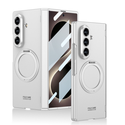 Galaxy Z Fold 8 Ultra Case with M-safe Charging Feature Zore Kipta KPT-07 Ring Stand Hard PC Cover - 3