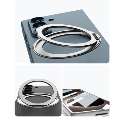 Galaxy Z Fold 8 Ultra Case with M-safe Charging Feature, Zore Ring Holder, and Camera Protection. - 7