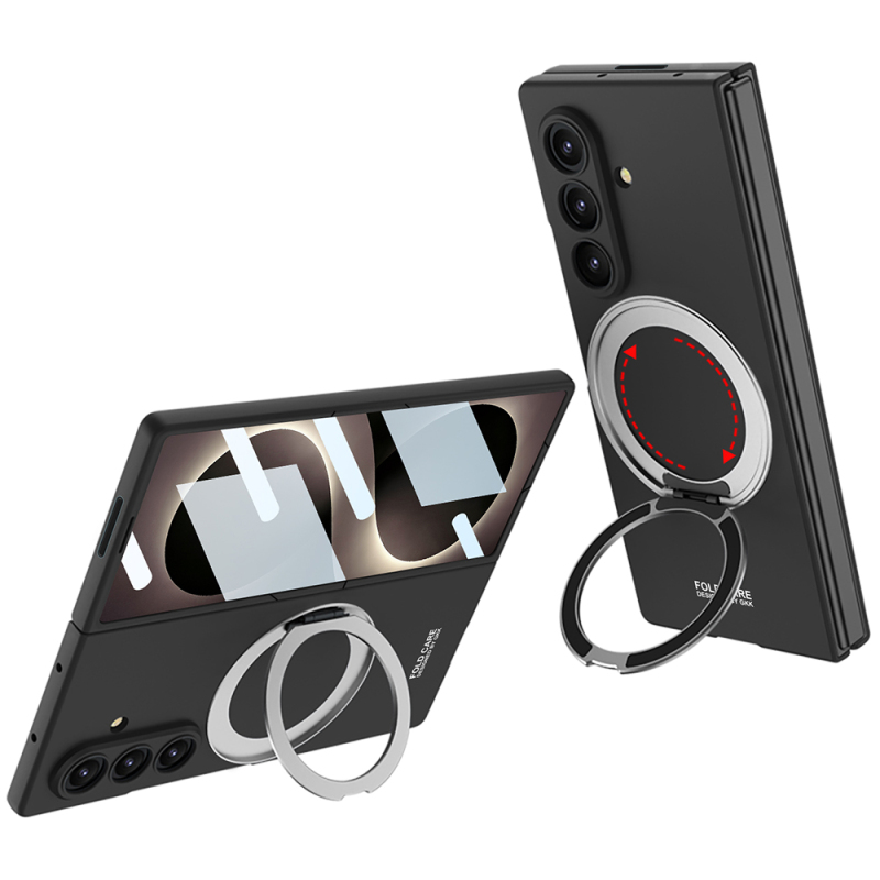 Galaxy Z Fold 8 Ultra Case with M-safe Charging Feature, Zore Ring Holder, and Camera Protection. - 4