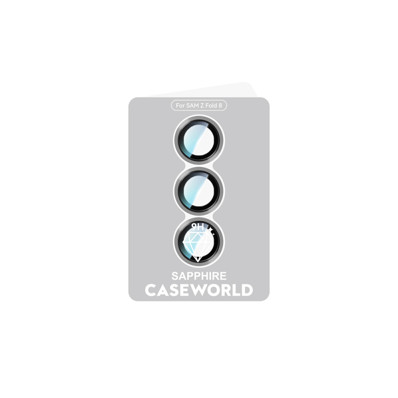 Galaxy Z Fold 8 Ultra Case World Alloy Series Oleophobic Anti-Reflective Camera Lens Protector - 1