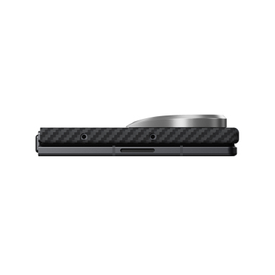 Galaxy Z Fold 8 Ultra Kılıf M-safe Şarj Özellikli 600D Aramid Karbon Fiber Pitaka Edge Serisi Black-Grey Twill Kapak - 5