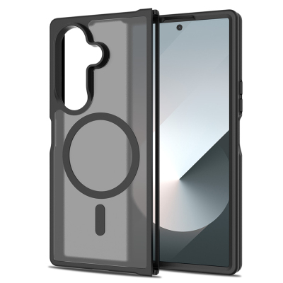 Galaxy Z Fold 8 Ultra Kılıf M-Safe Şarj Özellikli Kamera Korumalı Zore Lunex Kapak - 1