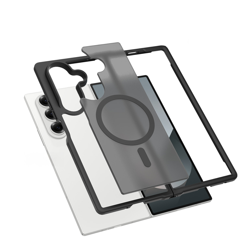 Galaxy Z Fold 8 Ultra Kılıf M-Safe Şarj Özellikli Kamera Korumalı Zore Lunex Kapak - 5