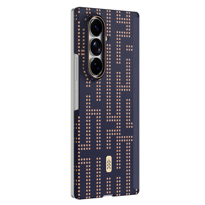 Galaxy Z Fold 8 Ultra Kılıf M-safe Şarj Özellikli Raptic Aramid SkinPro Serisi Karbon Kapak - 2