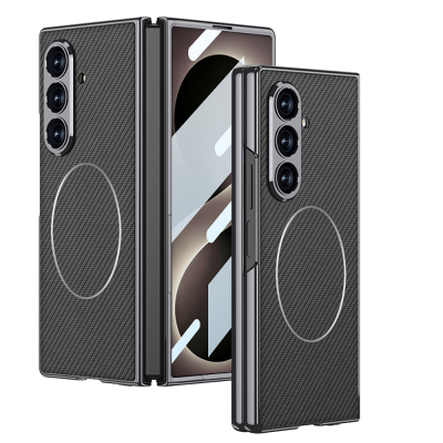 Galaxy Z Fold 8 Ultra Kılıf M-safe Şarj Özellikli Zore Kıpta KPT-10 Sert PC Kapak - 1