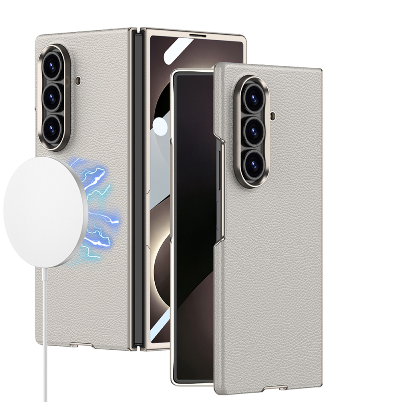 Galaxy Z Fold 8 Ultra Kılıf M-safe Şarj Özellikli Zore Kıpta KPT-12 Sert PC Kapak - 2