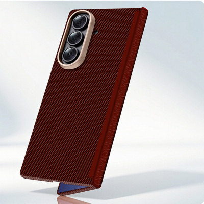 Galaxy Z Fold 8 Ultra Kılıf M-Safe Şarj Özellikli Zore Paris Zerre Sert PC Kapak - 7
