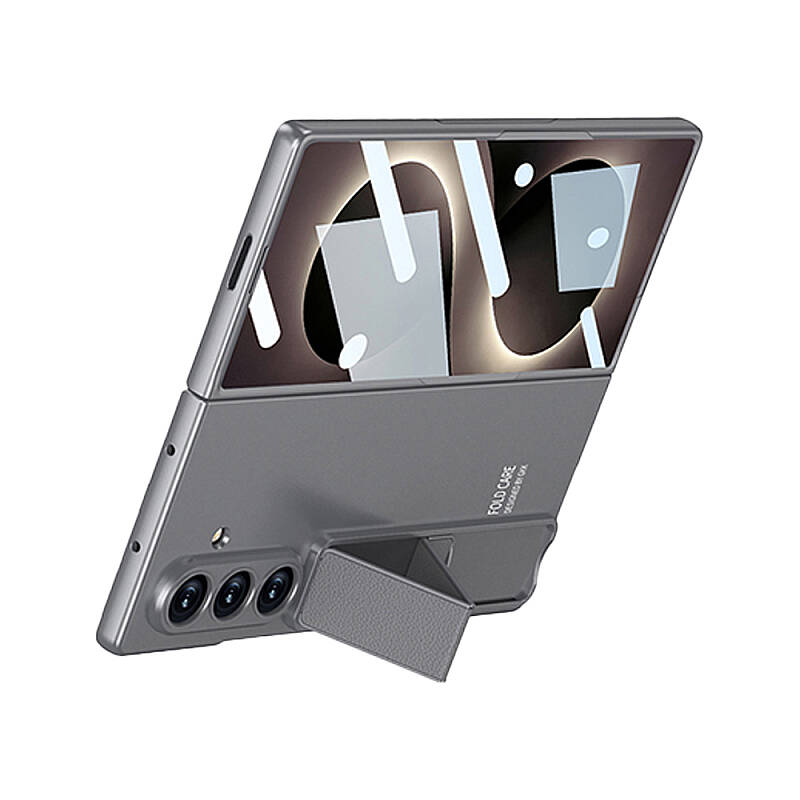 Galaxy Z Fold 8 Ultra Kılıf Standlı Zore Kıpta Qstand Kapak - 2