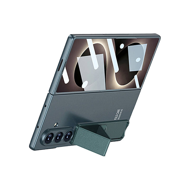 Galaxy Z Fold 8 Ultra Kılıf Standlı Zore Kıpta Qstand Kapak - 1