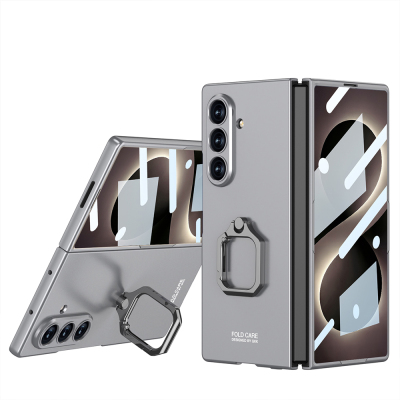 Galaxy Z Fold 8 Ultra Kılıf Zore Kıpta Flip Ring Kamera Korumalı Kapak - 1