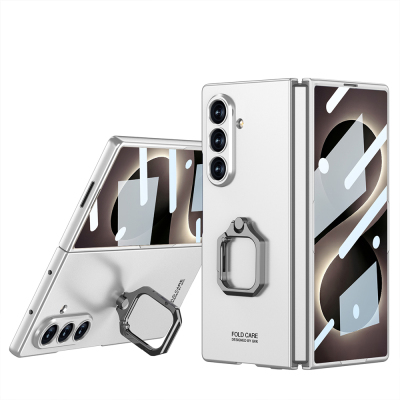 Galaxy Z Fold 8 Ultra Kılıf Zore Kıpta Flip Ring Kamera Korumalı Kapak - 2