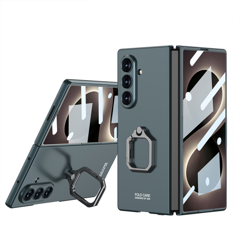 Galaxy Z Fold 8 Ultra Kılıf Zore Kıpta Flip Ring Kamera Korumalı Kapak - 4