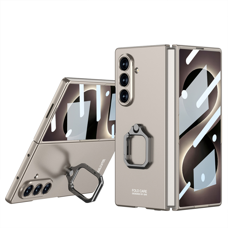 Galaxy Z Fold 8 Ultra Kılıf Zore Kıpta Flip Ring Kamera Korumalı Kapak - 5