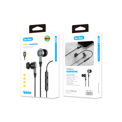Go Des EP-317 Type-C Wired In-Ear Headphones - 6