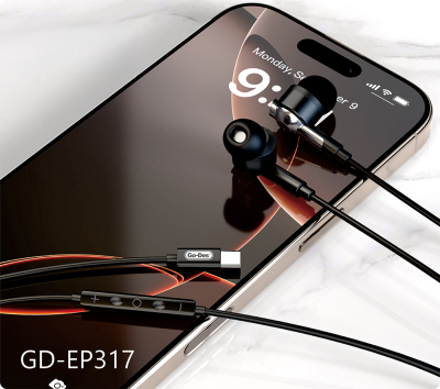 Go Des EP-317 Type-C Wired In-Ear Headphones - 5