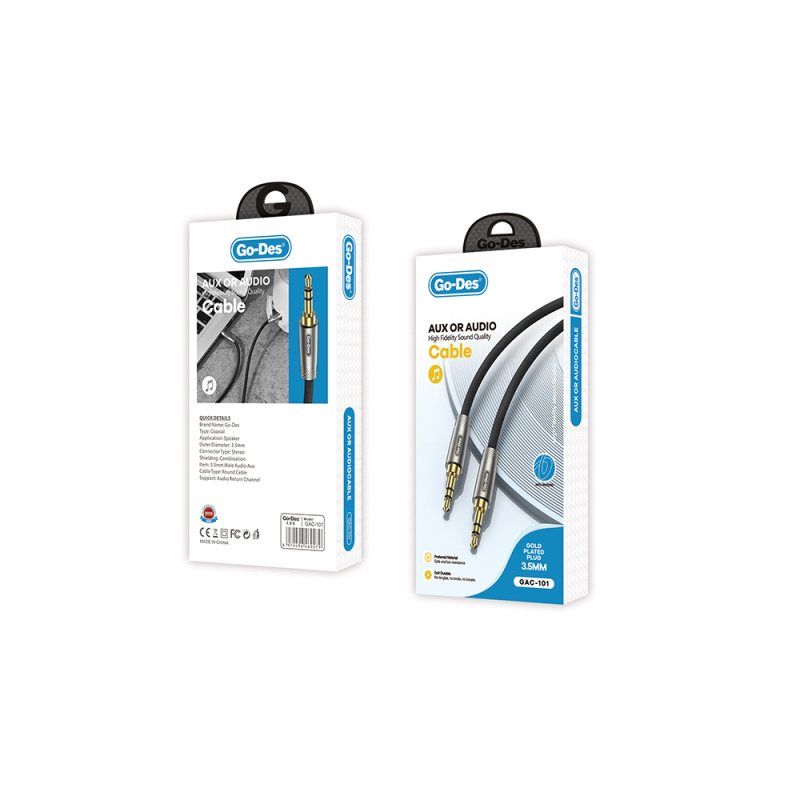 Go Des GAC-101 3.5mm AUX Audio Cable - 4