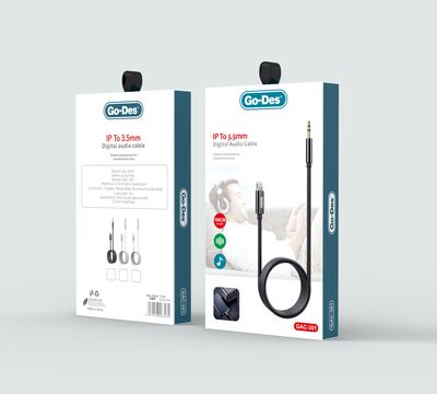 Go Des GAC-301 Lightning Aux Cable - 11