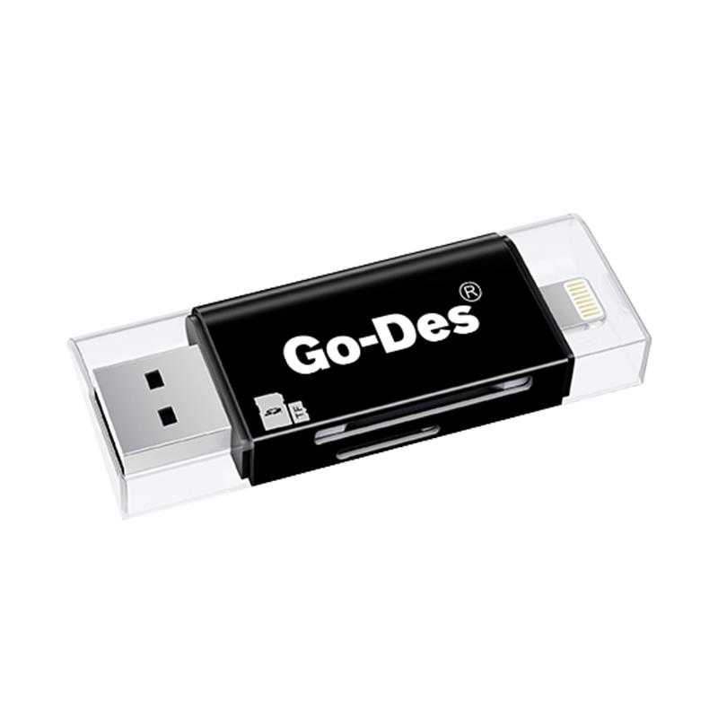 Go Des GD-DK102 Lightning Card Reader - 9