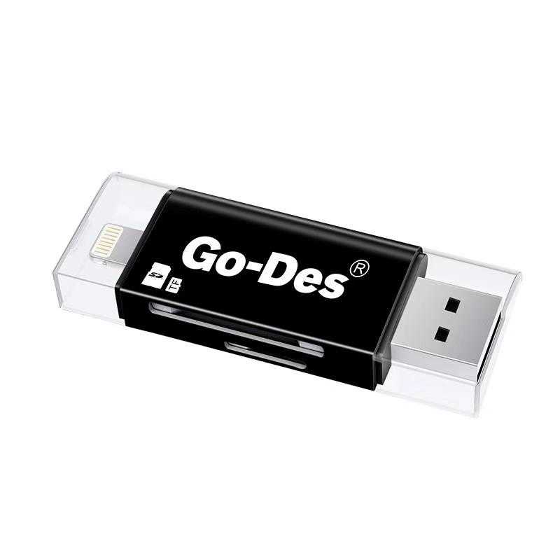Go Des GD-DK102 Lightning Card Reader - 15