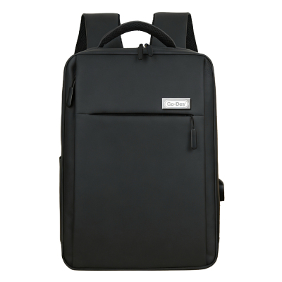 Go Des GD-6002 Nefes Alabilen Kumaş Şok Emici Omuz Askılı Laptop ve Notebook Sırt Çantası - 1