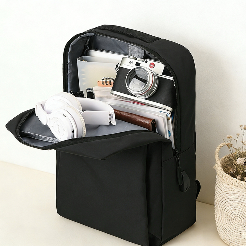 Go Des GD-6002 Nefes Alabilen Kumaş Şok Emici Omuz Askılı Laptop ve Notebook Sırt Çantası - 2